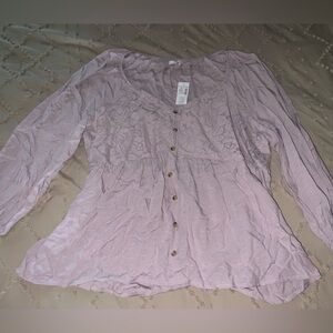 Maurice’s long sleeve top size XL